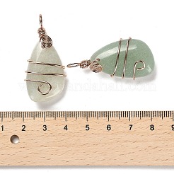 Natural Green Aventurine Pendants&nbsp;G-F763-03RG-04