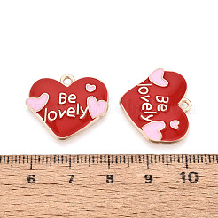 Alloy Enamel Pendants&nbsp;ENAM-T024-58A-G