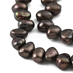 Dyed Natural Cultured Freshwater Pearl Beads Strands&nbsp;PEAR-A006-19B