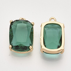 Faceted Glass Pendants&nbsp;X-GLAA-T010-005A-01