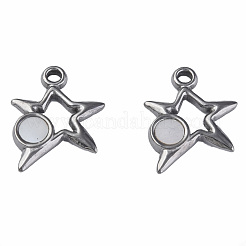 304 Stainless Steel Charms&nbsp;STAS-N087-51-05P