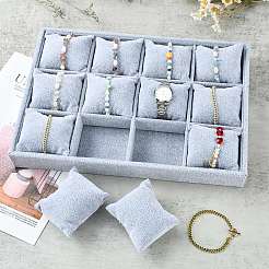 Wood Covered with Velvet Jewelry Bracelet Watch Displays&nbsp;BDIS-F001-01