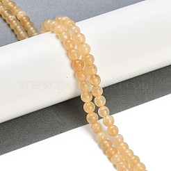 Natural Yellow Calcite Beads Strands&nbsp;G-B125-D01-01