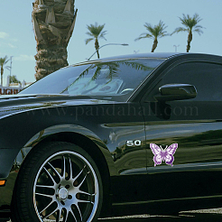 Reflective Vinyl Car Stickers&nbsp;STIC-WH0022-024