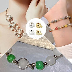 16Pcs 4 Styles Brass Crimp Beads&nbsp;FIND-YW0005-46