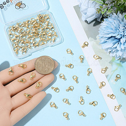 100Pcs 304 Stainless Steel Lobster Claw Clasps&nbsp;STAS-BBC0009-39C-G