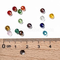 15 Colors Electroplate Glass Beads&nbsp;EGLA-JP0002-02B-4mm