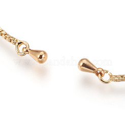 Adjustable Brass Micro Pave Cubic Zirconia Chain Bracelet Making&nbsp;KK-O106-50G