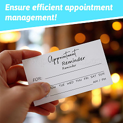 50Pcs Paper Appointment Reminder Cards&nbsp;AJEW-TADJ0001-22