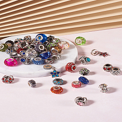 Alloy Rhinestone European Beads&nbsp;MPDL-TA0001-01