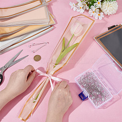 250Pcs 5 Colors Plastic Flower Bouquet Bags&nbsp;AJEW-BC0009-70