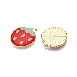 Light Gold Plated Alloy Enamel Pendants&nbsp;PALLOY-N176-26A-RS