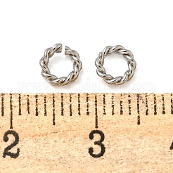 Brass Open Jump Ring&nbsp;KK-Z045-05A-P