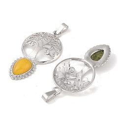 Natural & Synthetic Mixed Gemstone Pendants&nbsp;G-A226-01P