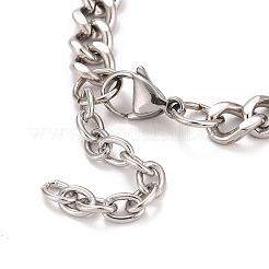 Crystal Rhinestone Rectangle & Cross Link Bracelet&nbsp;STAS-E160-30EBP-01