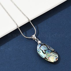 Abalone Shell/Paua Shell Jewelry Sets&nbsp;SJEW-E032-02