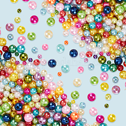 2450Pcs 3 Styles ABS Plastic Beads&nbsp;OACR-PA0001-58