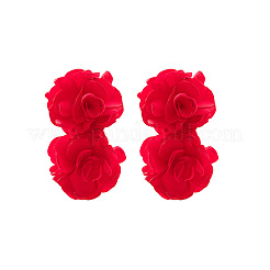 Polyester Dangle Stud Earrings&nbsp;FS-WGB7C07-01