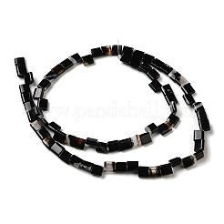 Natural Black Agate Beads Strands&nbsp;G-F762-A17-01