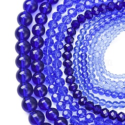 Electroplate Glass Beads Strands&nbsp;EGLA-FS0001-42D