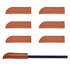 6Pcs PU Leather Pen Tip Protective Case&nbsp;AJEW-CL0002-24A
