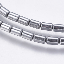 Electroplate Non-magnetic Synthetic Hematite Bead Strands&nbsp;G-K237-14C