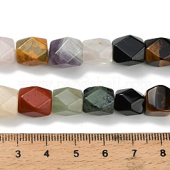 Natural Mixed Gemstone Beads Strands&nbsp;G-C220-B01-9x11mm