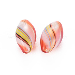 Transparent Handmade Blown Glass Globe Beads&nbsp;GLAA-T012-11