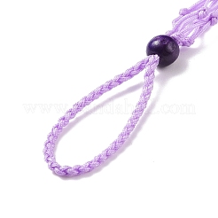 Braided Nylon Cord Macrame Pouch Pendant Decorations&nbsp;AJEW-JB01126
