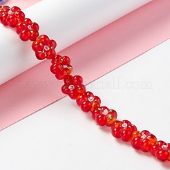 Handmade Lampwork Beads Strands&nbsp;LAMP-D015-08H