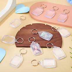 20Pcs Acrylic Photo Frame Keychains&nbsp;KEYC-TA0004-82