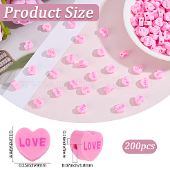 200Pcs Handmade Polymer Clay Beads&nbsp;CLAY-PA0001-33A