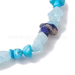2Pcs Adjustable Natural Mixed Gemstone Braided Bracelet Sets&nbsp;BJEW-JB10994
