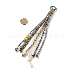 5Pcs 7 Inner Cores Polyester & Spandex Cord Ropes Pendant Decorations&nbsp;HJEW-JM03849
