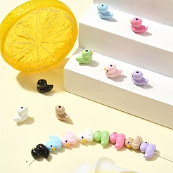 16Pcs 8 Colors Baking Paint Zinc Alloy Beads&nbsp;FIND-CJ0004-72