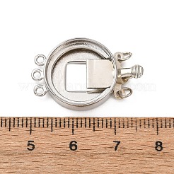 Brass Box Clasps Findings&nbsp;KK-H002-65P