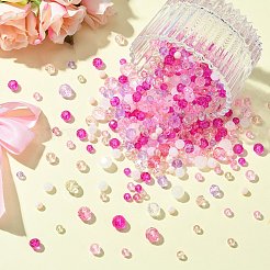 1000Pcs 3 Styles Glass Rondelle Beads&nbsp;GLAA-CJC0009-09D