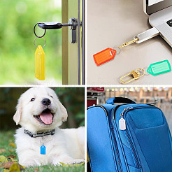 25Pcs 5 Colors Plastic Key Tags&nbsp;FIND-TA0005-69