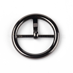 Flat Round Alloy Single Prong Roller Buckles&nbsp;FIND-WH0077-55