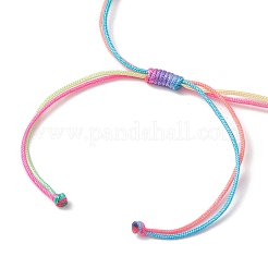 5 Colors Braided Nylon Cord Sets for DIY Bracelet Making&nbsp;AJEW-JB01238