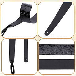 3Pcs 3 Styles PU Leather Guitar Adjustable Shoulder Strap&nbsp;AJEW-CL0003-74
