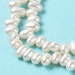 Natural Cultured Freshwater Pearl Beads Strands&nbsp;PEAR-J007-51