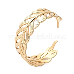 304 Stainless Steel Cuff Bangles for Women&nbsp;LS-BJEW-U032-21G