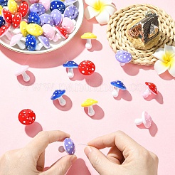 20Pcs 5 Colors Opaque Acrylic Beads&nbsp;MACR-YW0004-76