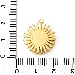 Brass Pendant Cabochon Settings&nbsp;KK-M313-19G