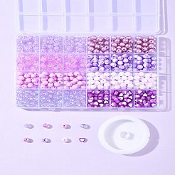 Puple Color Theme DIY Jewerly Making Kit&nbsp;DIY-FS0008-79