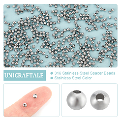 316 Surgical Stainless Steel Spacer Beads&nbsp;STAS-UN0008-08P