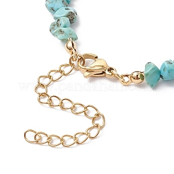 Natural Howlite Chip Beaded Bracelets for Women&nbsp;BJEW-JB11742-04
