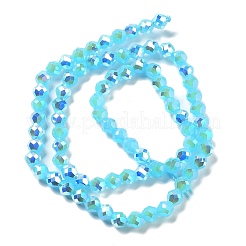 Electroplate Glass Beads Strands&nbsp;GLAA-A014-01D