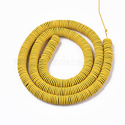 Spray Painted Non-magnetic Synthetic Hematite Beads Strands&nbsp;G-R0468-03D-11